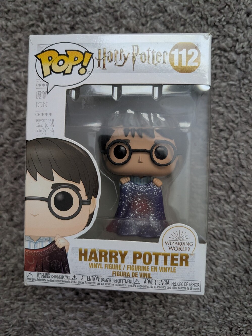 Funko Harry Potter Vinyl Figure with Galaxy Cloak - Purple and Gold Accents